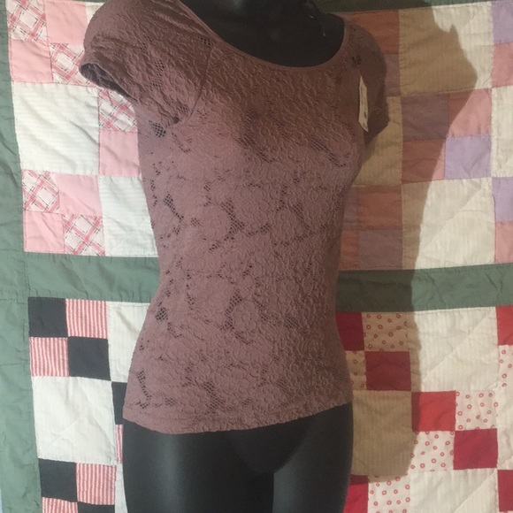 tokyo Darling Tops - NWT Purple floral t shirt blouse
